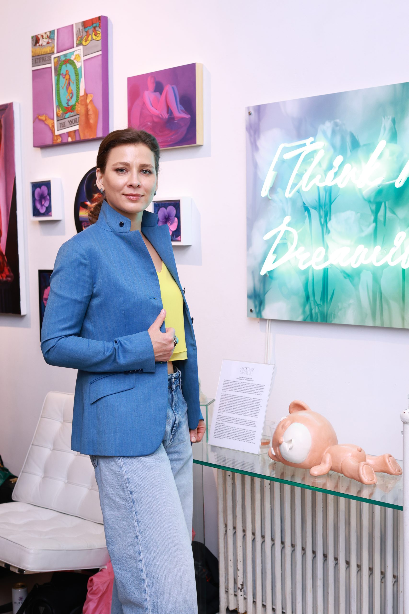 Irina Lakshin attends The "DREAM" Exhibition reception, The Untitled Space gallery, NYC, September 25, 2026
