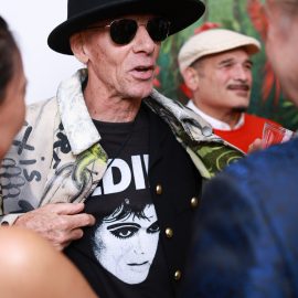Dustin Pop attends The "DREAM" Exhibition reception, The Untitled Space gallery, NYC, September 25, 2026