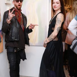 Megan Soderstrom and guests attend The "DREAM" Exhibition reception, The Untitled Space gallery, NYC, September 25, 2026