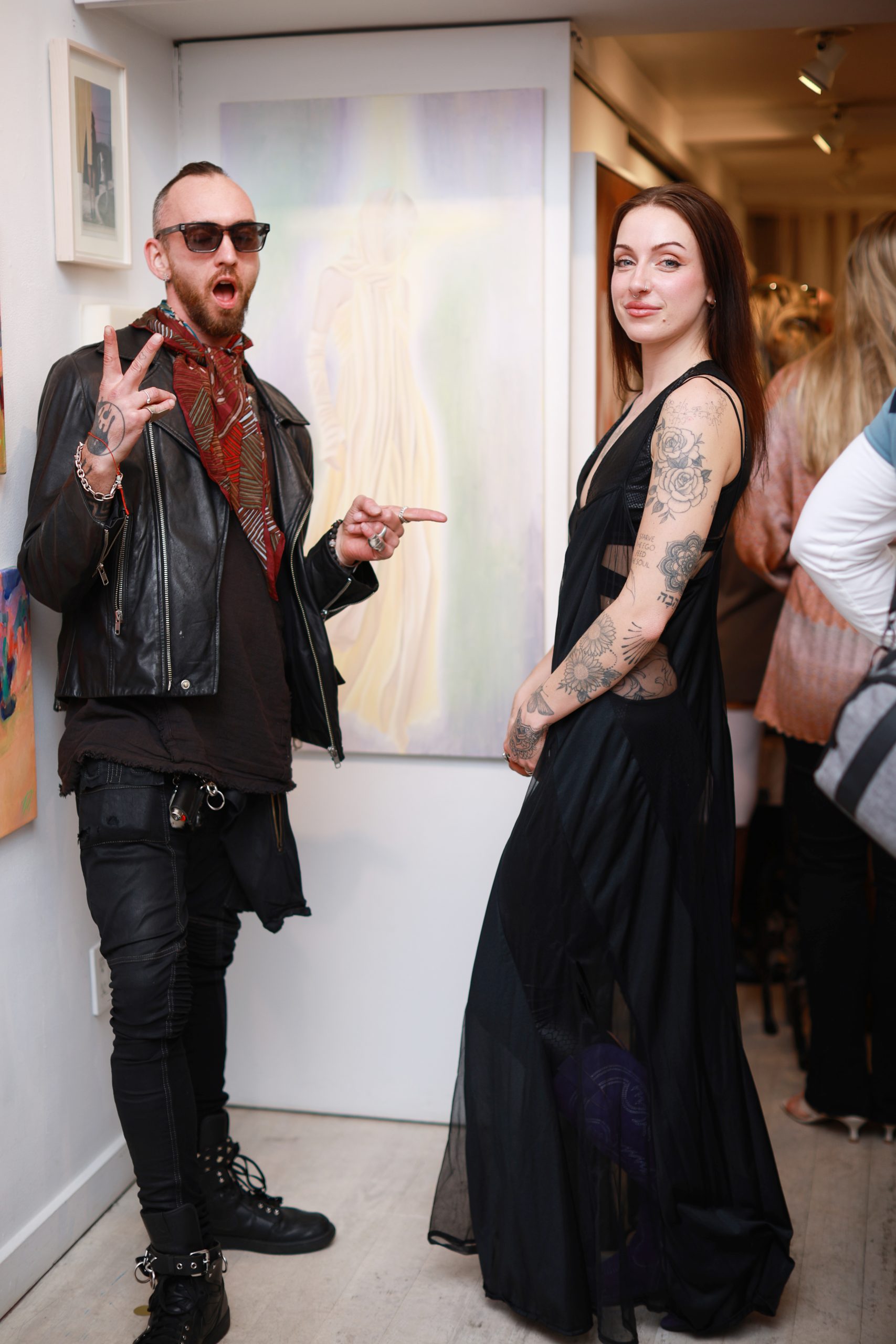 Megan Soderstrom and guests attend The "DREAM" Exhibition reception, The Untitled Space gallery, NYC, September 25, 2026