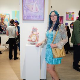 Arielle Tesoriero attends The "DREAM" Exhibition reception, The Untitled Space gallery, NYC, September 25, 2026