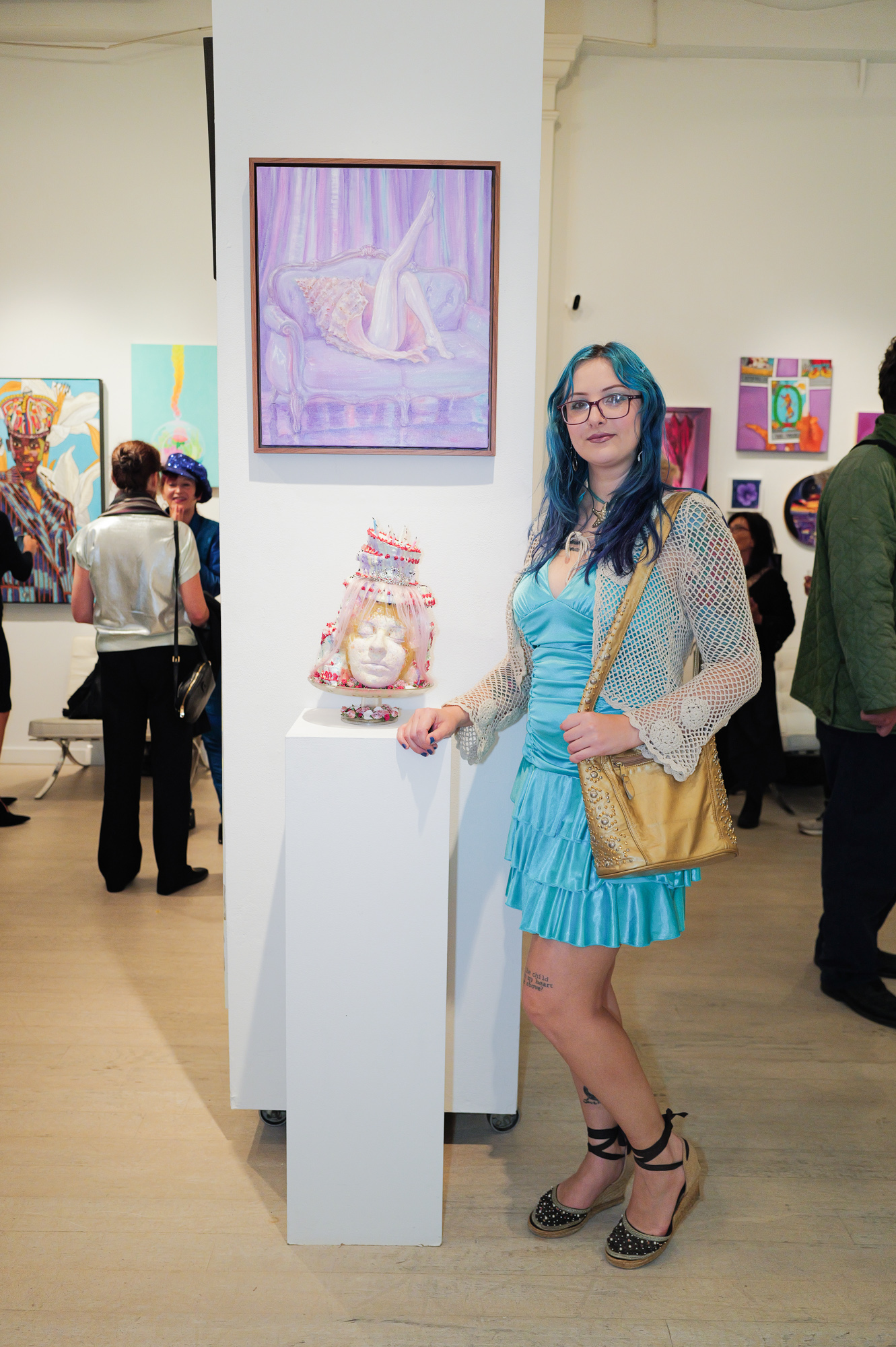 Arielle Tesoriero attends The "DREAM" Exhibition reception, The Untitled Space gallery, NYC, September 25, 2026
