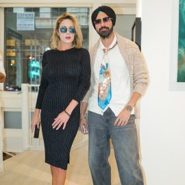 Gunpreet Singh and guest attend The "DREAM" Exhibition reception, The Untitled Space gallery, NYC, September 25, 2026
