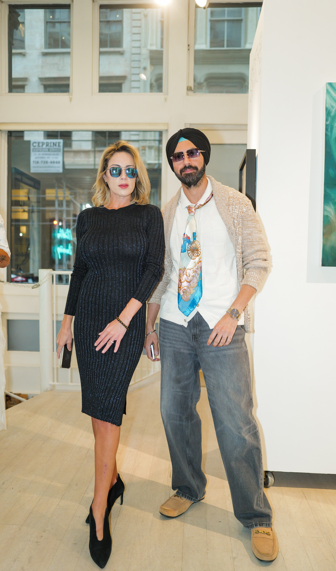 Gunpreet Singh and guest attend The "DREAM" Exhibition reception, The Untitled Space gallery, NYC, September 25, 2026