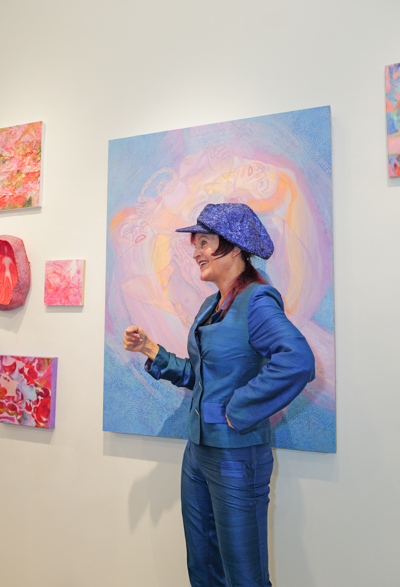 Sol Kjøk attends The "DREAM" Exhibition reception, The Untitled Space gallery, NYC, September 25, 2026