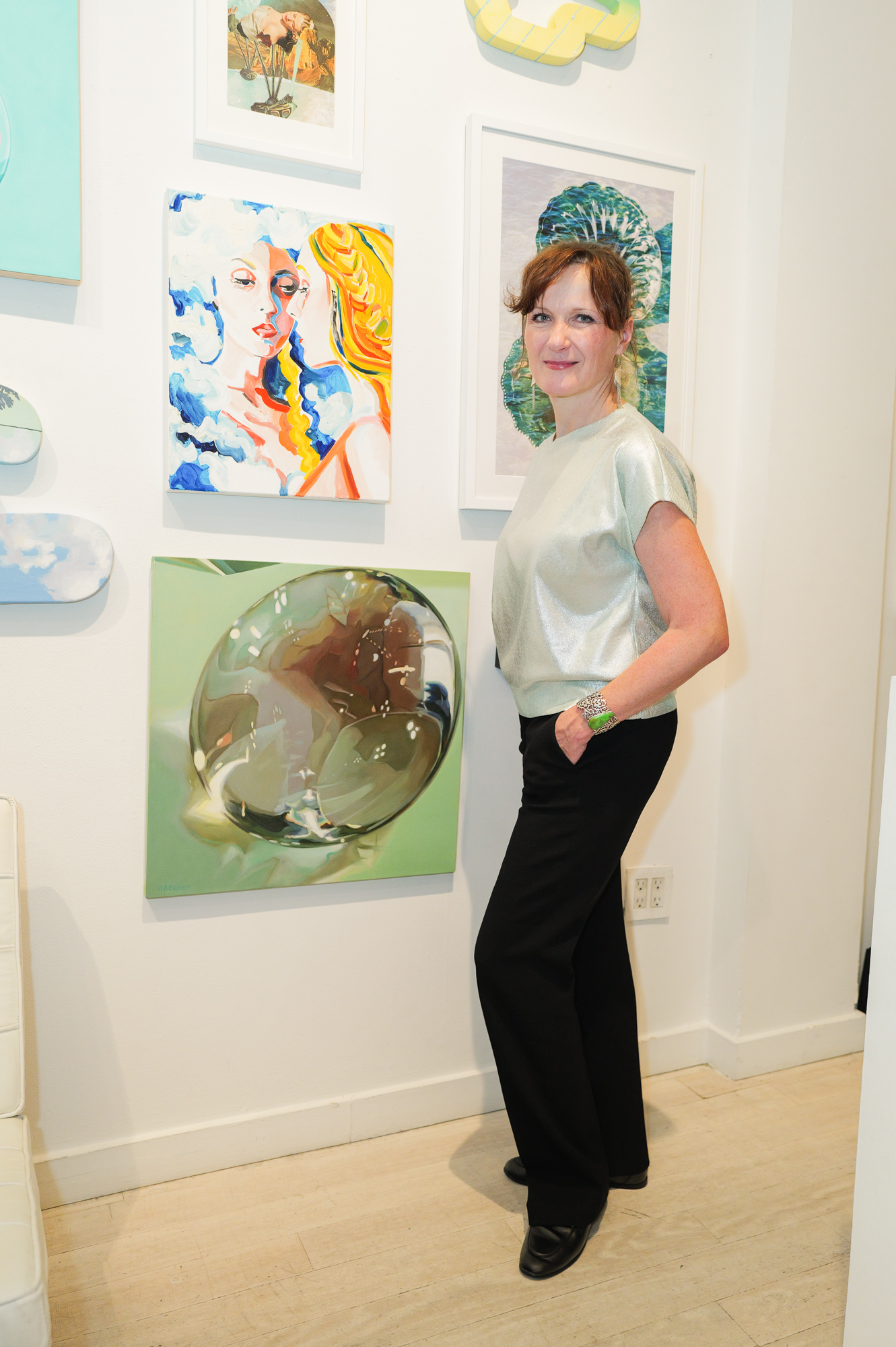 Oksana Berzinsh attends The "DREAM" Exhibition reception, The Untitled Space gallery, NYC, September 25, 2026