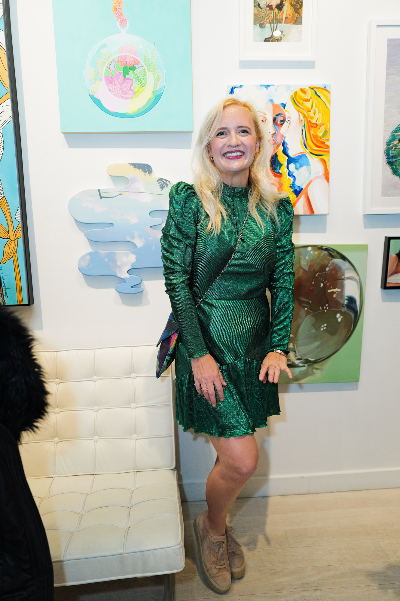 Annika Connor attends The "DREAM" Exhibition reception, The Untitled Space gallery, NYC, September 25, 2026