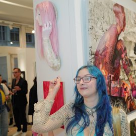 Arielle Tesoriero attends The "DREAM" Exhibition reception, The Untitled Space gallery, NYC, September 25, 2026