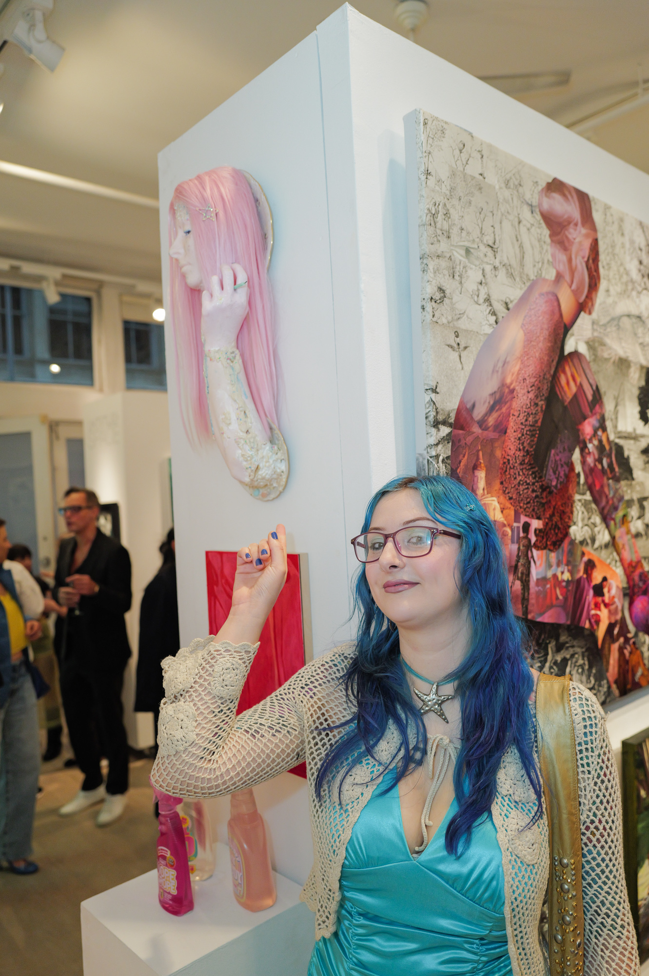Arielle Tesoriero attends The "DREAM" Exhibition reception, The Untitled Space gallery, NYC, September 25, 2026