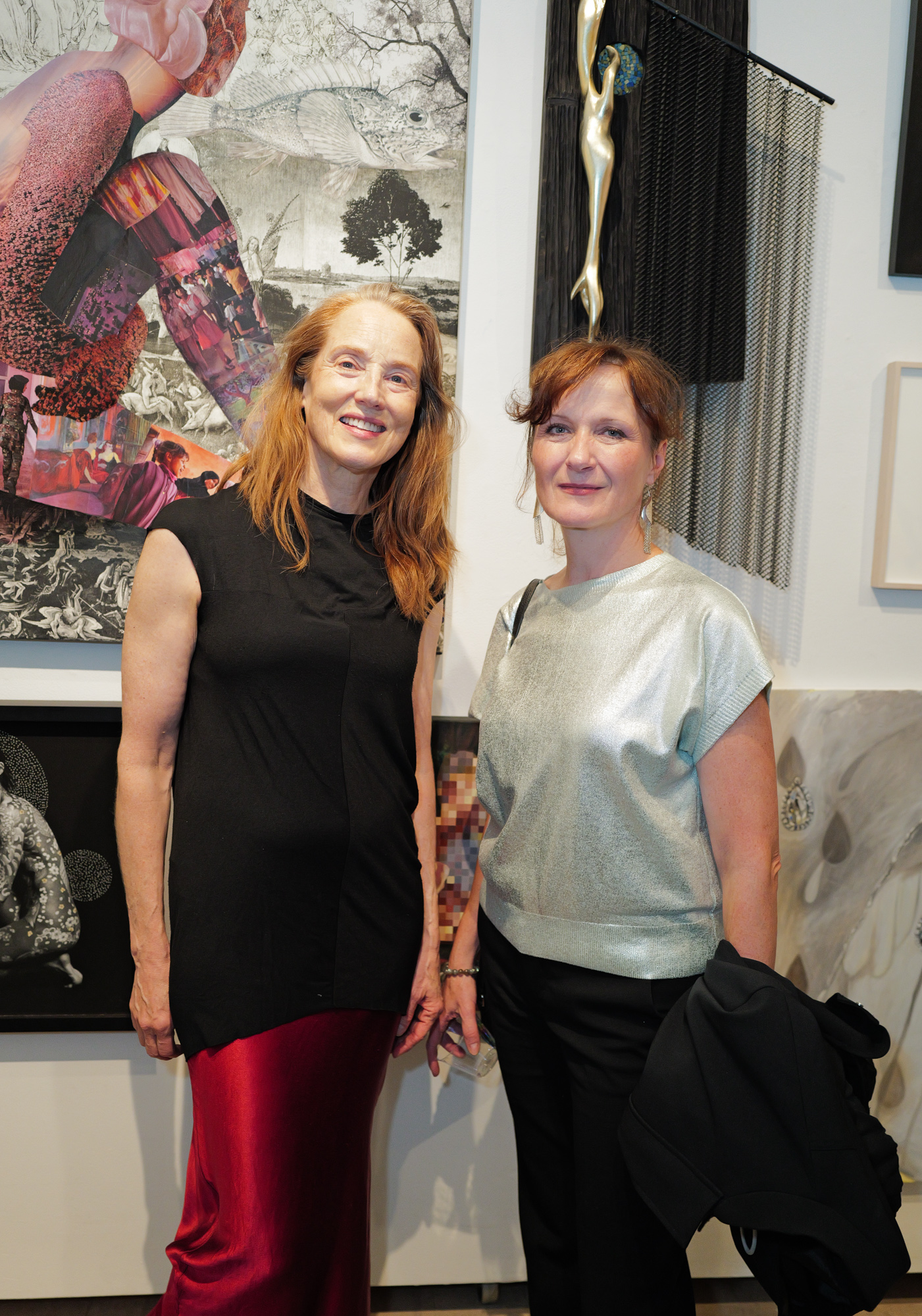 Victoria Selbach and Oksana Berzinsh attend The "DREAM" Exhibition reception, The Untitled Space gallery, NYC, September 25, 2026