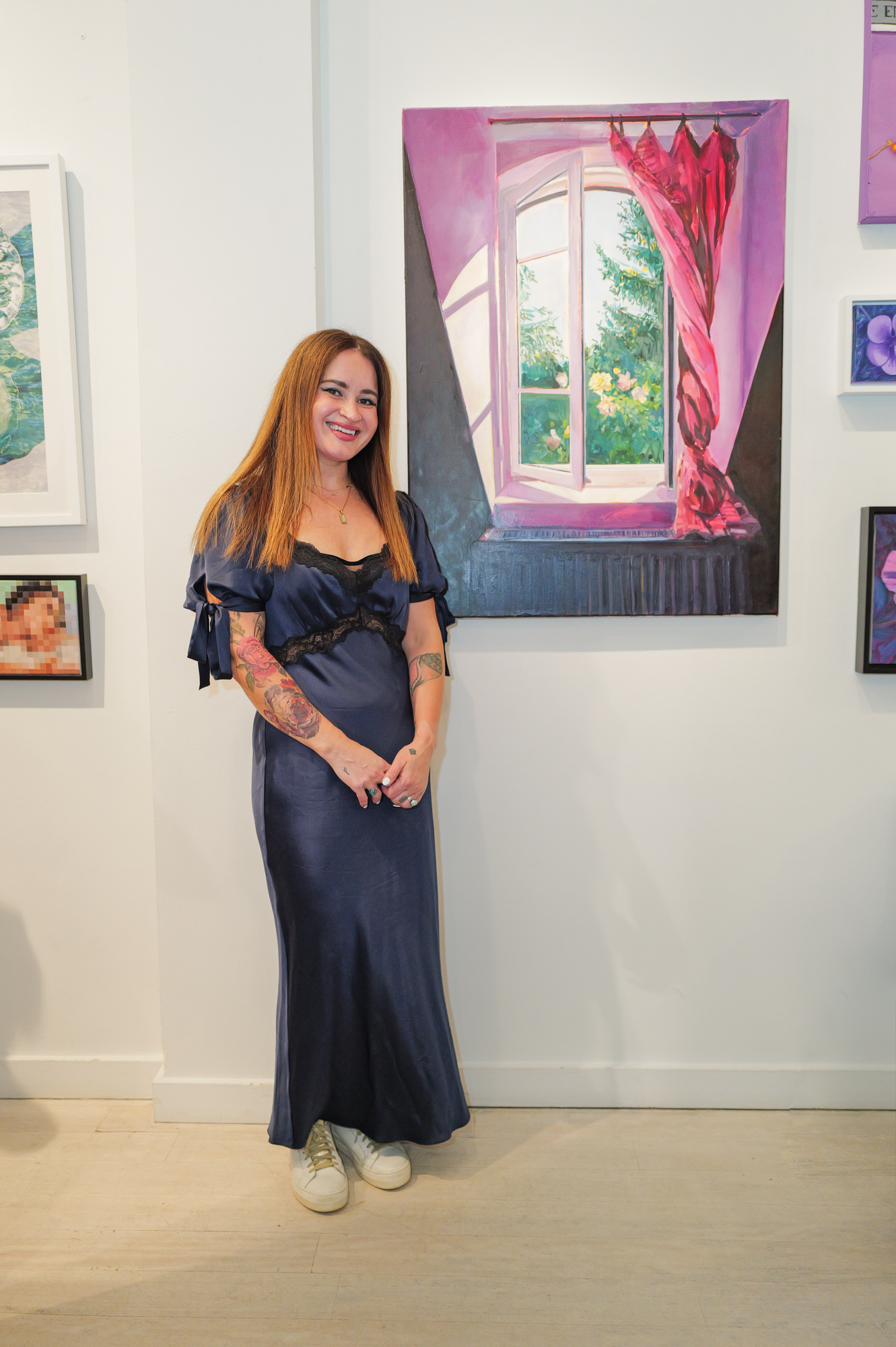 Ekaterina Popova attends The "DREAM" Exhibition reception, The Untitled Space gallery, NYC, September 25, 2026