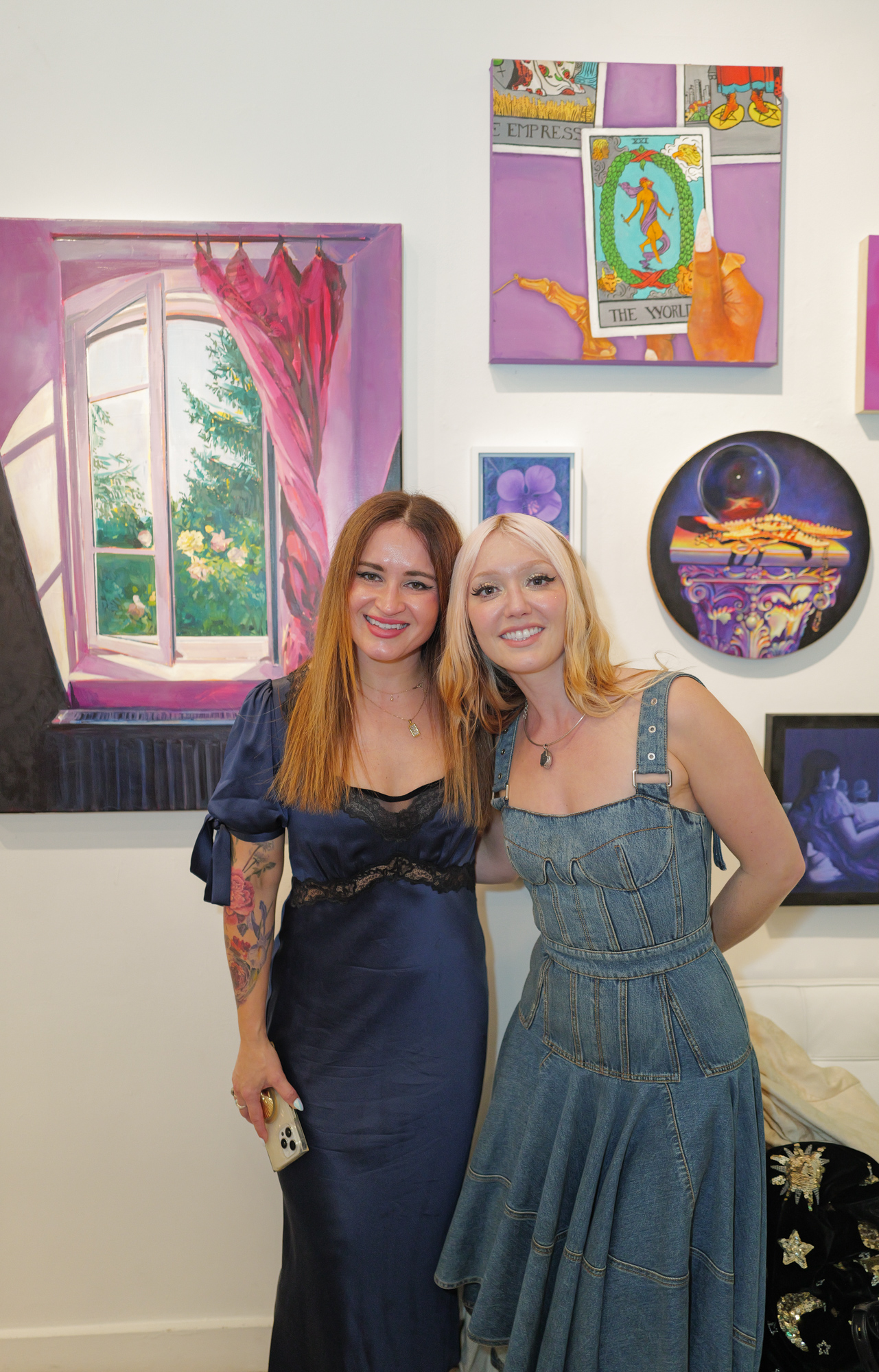 Ekaterina Popova and Jo Gamel attend The "DREAM" Exhibition reception, The Untitled Space gallery, NYC, September 25, 2026