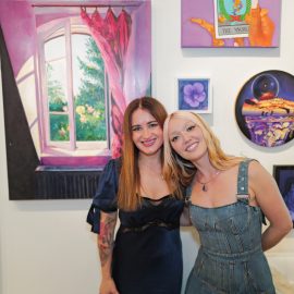 Ekaterina Popova and Jo Gamel attend The "DREAM" Exhibition reception, The Untitled Space gallery, NYC, September 25, 2026