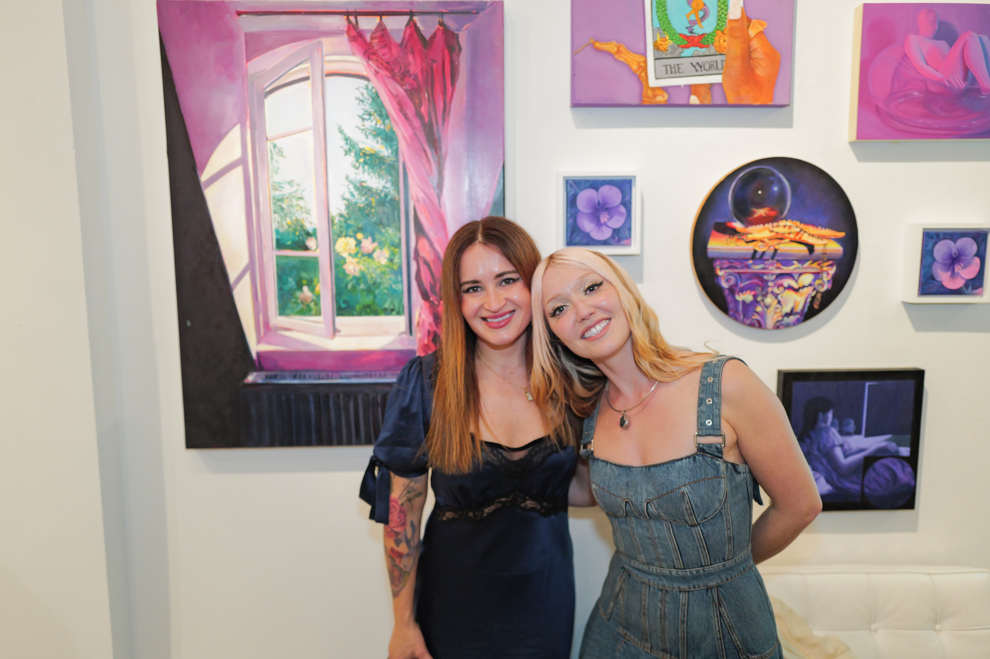 Ekaterina Popova and Jo Gamel attend The "DREAM" Exhibition reception, The Untitled Space gallery, NYC, September 25, 2026
