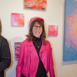 Lisa Petker Mintz attends The "DREAM" Exhibition reception, The Untitled Space gallery, NYC, September 25, 2026