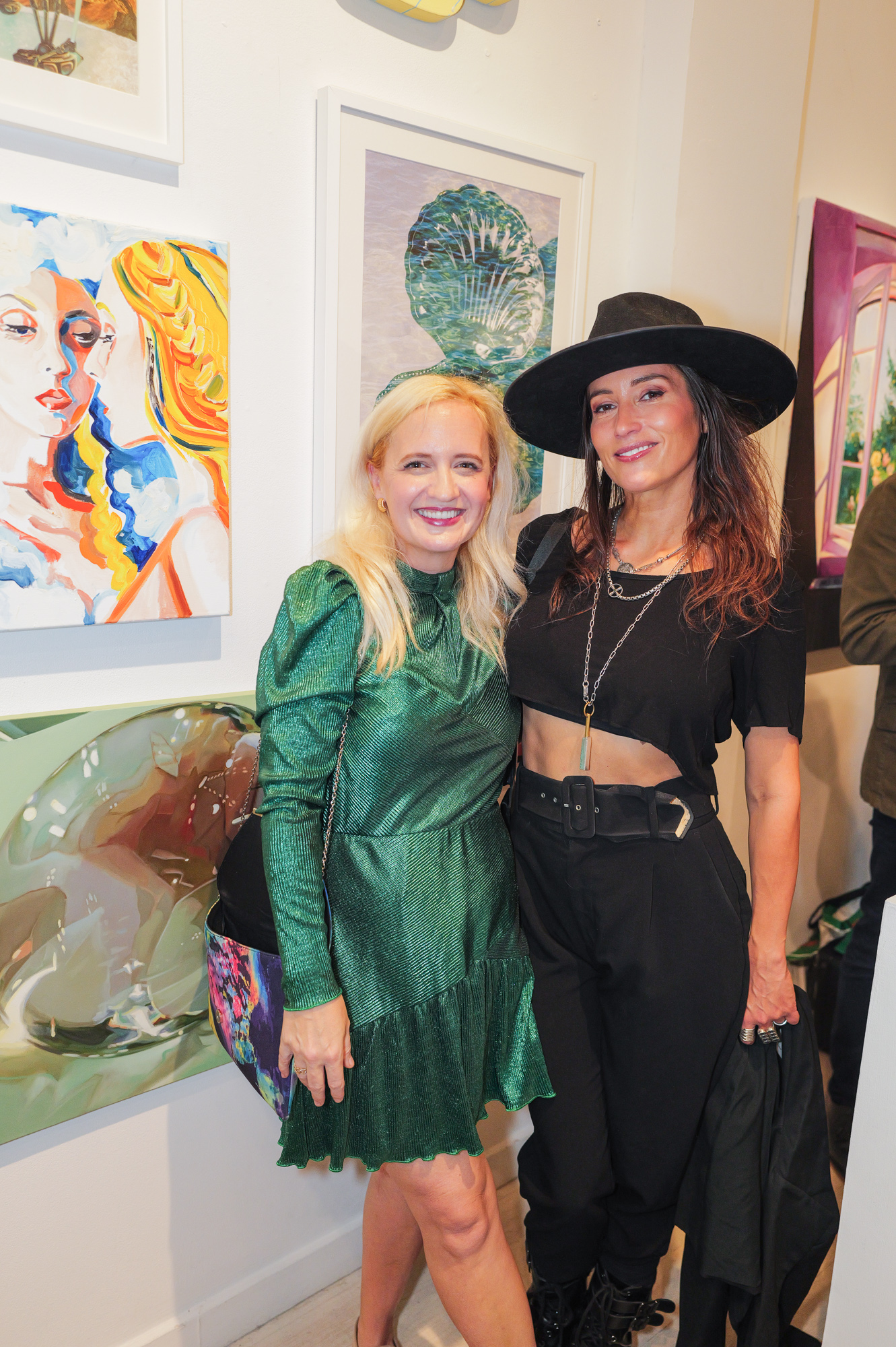 Reka Nyari and Annika Connor attend The "DREAM" Exhibition reception, The Untitled Space gallery, NYC, September 25, 2026