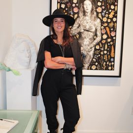 Reka Nyari attends The "DREAM" Exhibition reception, The Untitled Space gallery, NYC, September 25, 2026