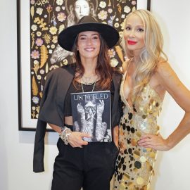 Indira Cesarine and Reka Nyari attend The "DREAM" Exhibition reception, The Untitled Space gallery, NYC, September 25, 2026