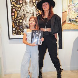 Reka Nyari and daughter attend The "DREAM" Exhibition reception, The Untitled Space gallery, NYC, September 25, 2026