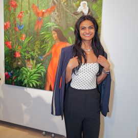 Ami Gan attends The "DREAM" Exhibition reception, The Untitled Space gallery, NYC, September 25, 2026
