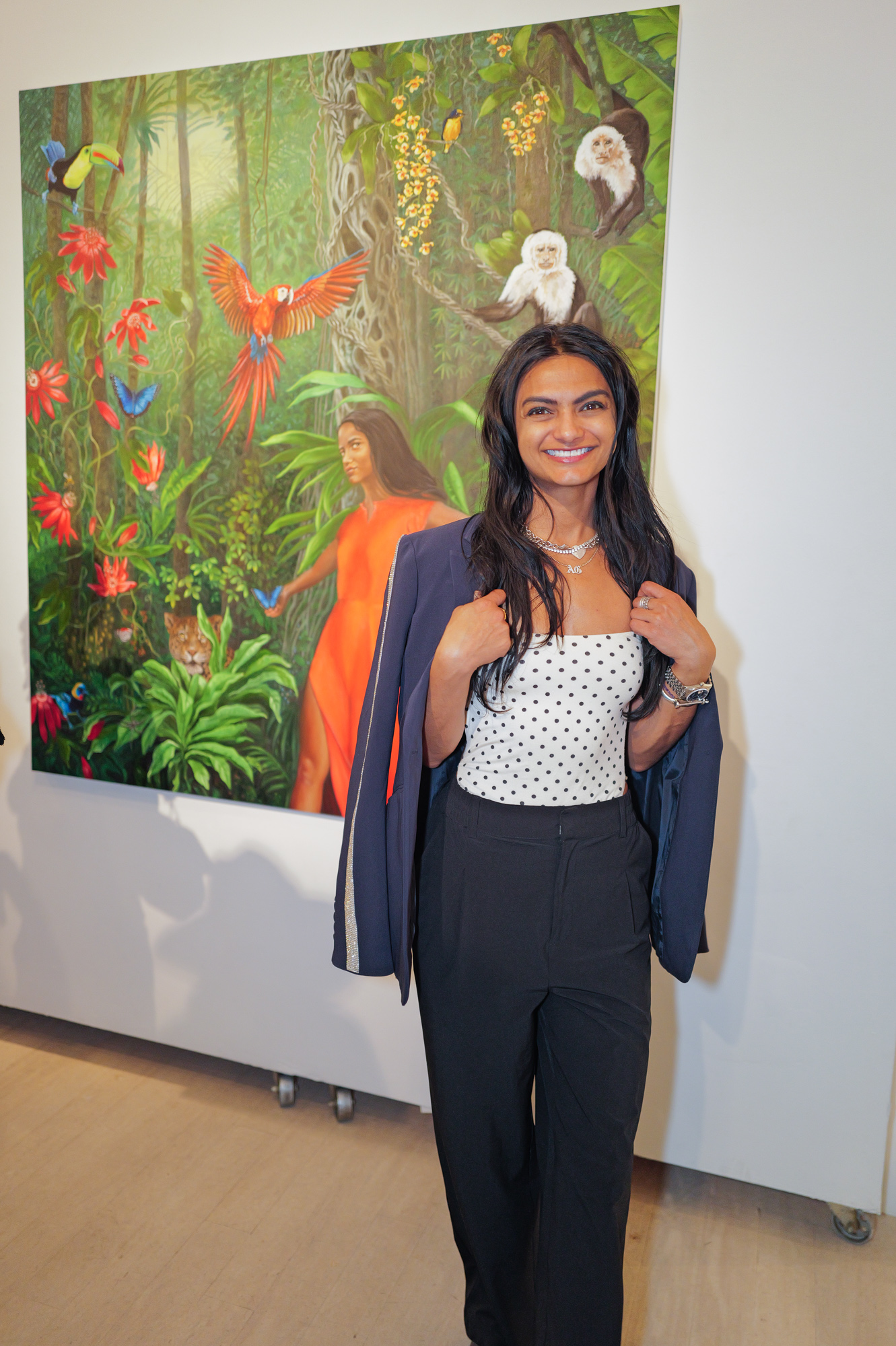 Ami Gan attends The "DREAM" Exhibition reception, The Untitled Space gallery, NYC, September 25, 2026