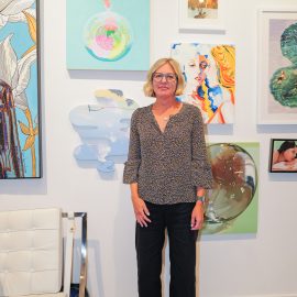 Jennifer Watson attends The "DREAM" Exhibition reception, The Untitled Space gallery, NYC, September 25, 2026