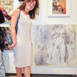 Mallory Breiner attends The "DREAM" Exhibition reception, The Untitled Space gallery, NYC, September 25, 2026