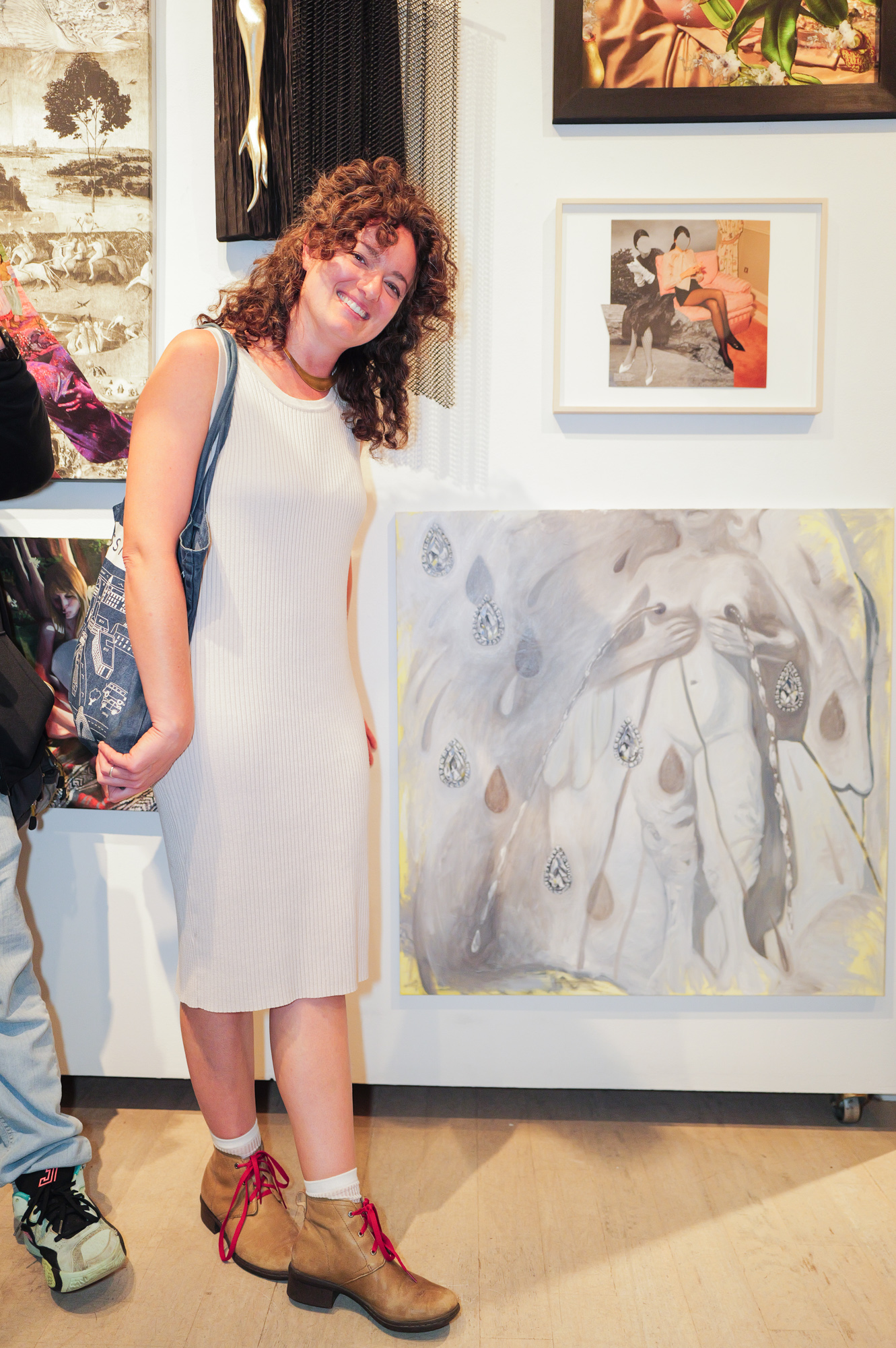 Mallory Breiner attends The "DREAM" Exhibition reception, The Untitled Space gallery, NYC, September 25, 2026