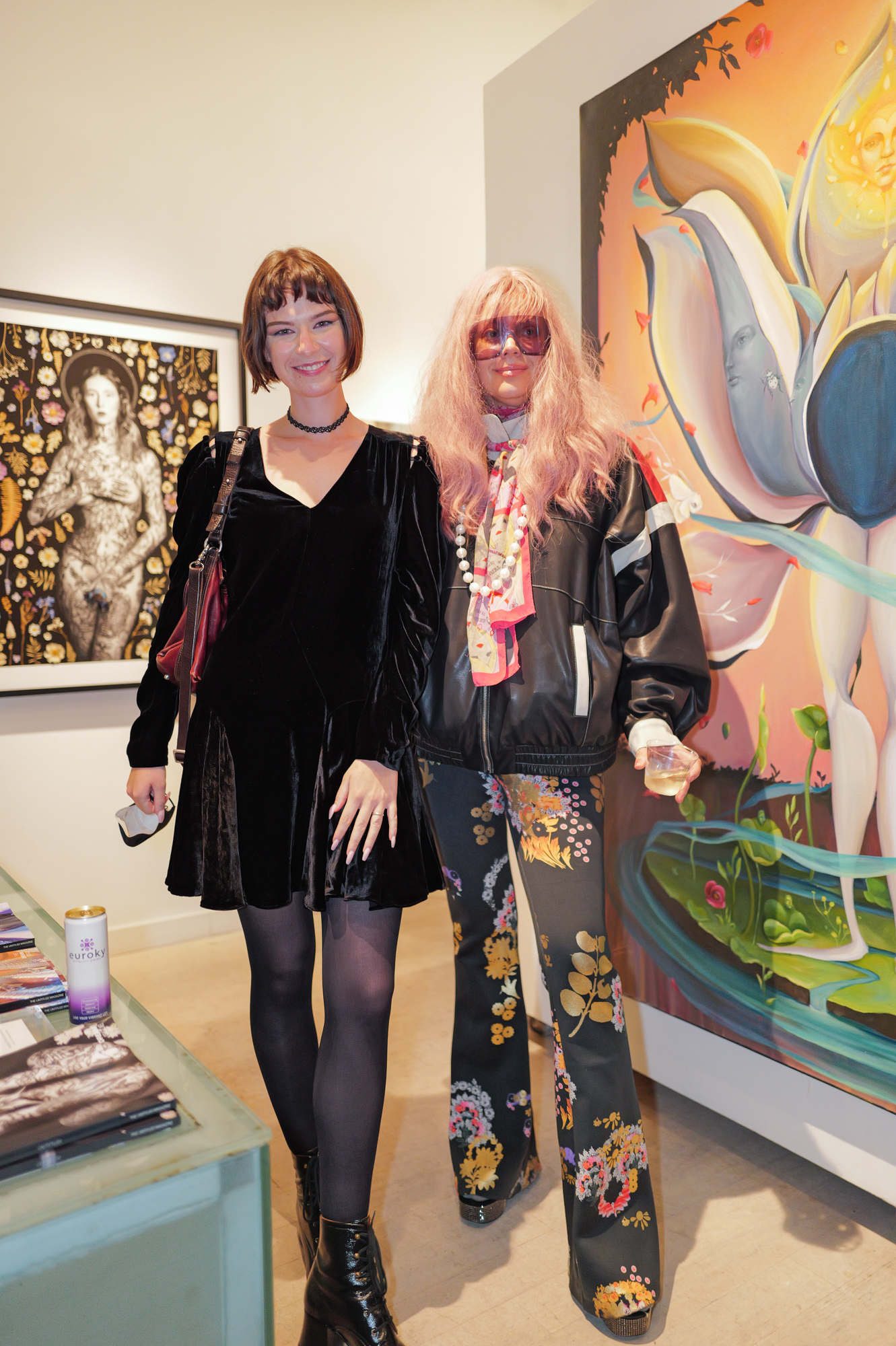 Dimana Zaharieva and Tatiana Vidus attend The "DREAM" Exhibition reception, The Untitled Space gallery, NYC, September 25, 2026