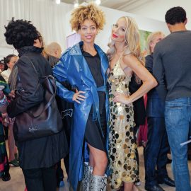 Indira Cesarine and Ashley Chew attend The "DREAM" Exhibition reception, The Untitled Space gallery, NYC, September 25, 2026