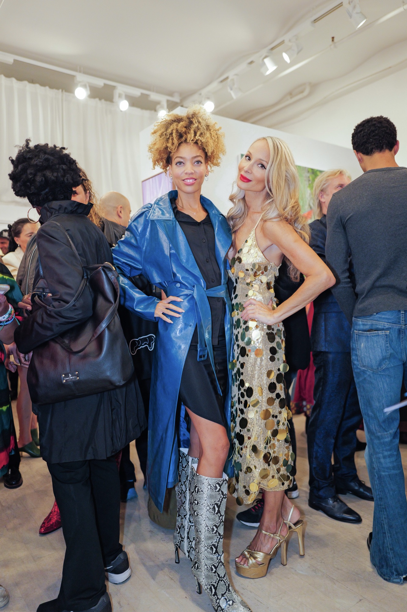 Indira Cesarine and Ashley Chew attend The "DREAM" Exhibition reception, The Untitled Space gallery, NYC, September 25, 2026