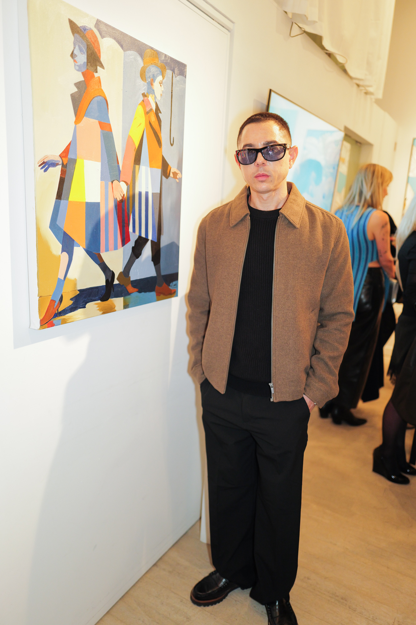 James Vazquez attends The "DREAM" Exhibition reception, The Untitled Space gallery, NYC, September 25, 2026