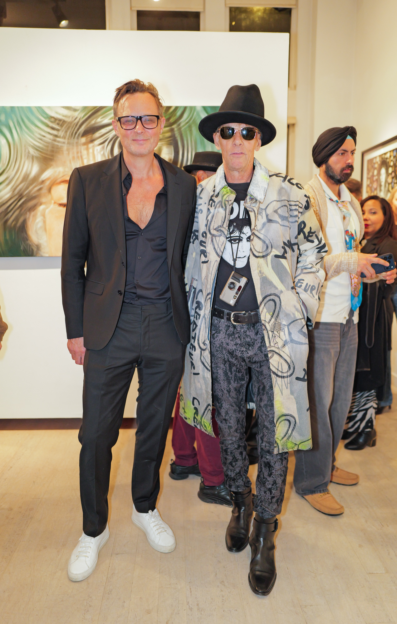 Richard Booth and Dustin Pop attend The "DREAM" Exhibition reception, The Untitled Space gallery, NYC, September 25, 2026