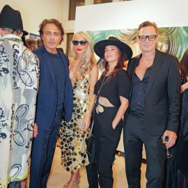 Nitin Ghambir, Indira Cesarine, Reka Nyari, and Richard Booth attend The "DREAM" Exhibition reception, The Untitled Space gallery, NYC, September 25, 2026