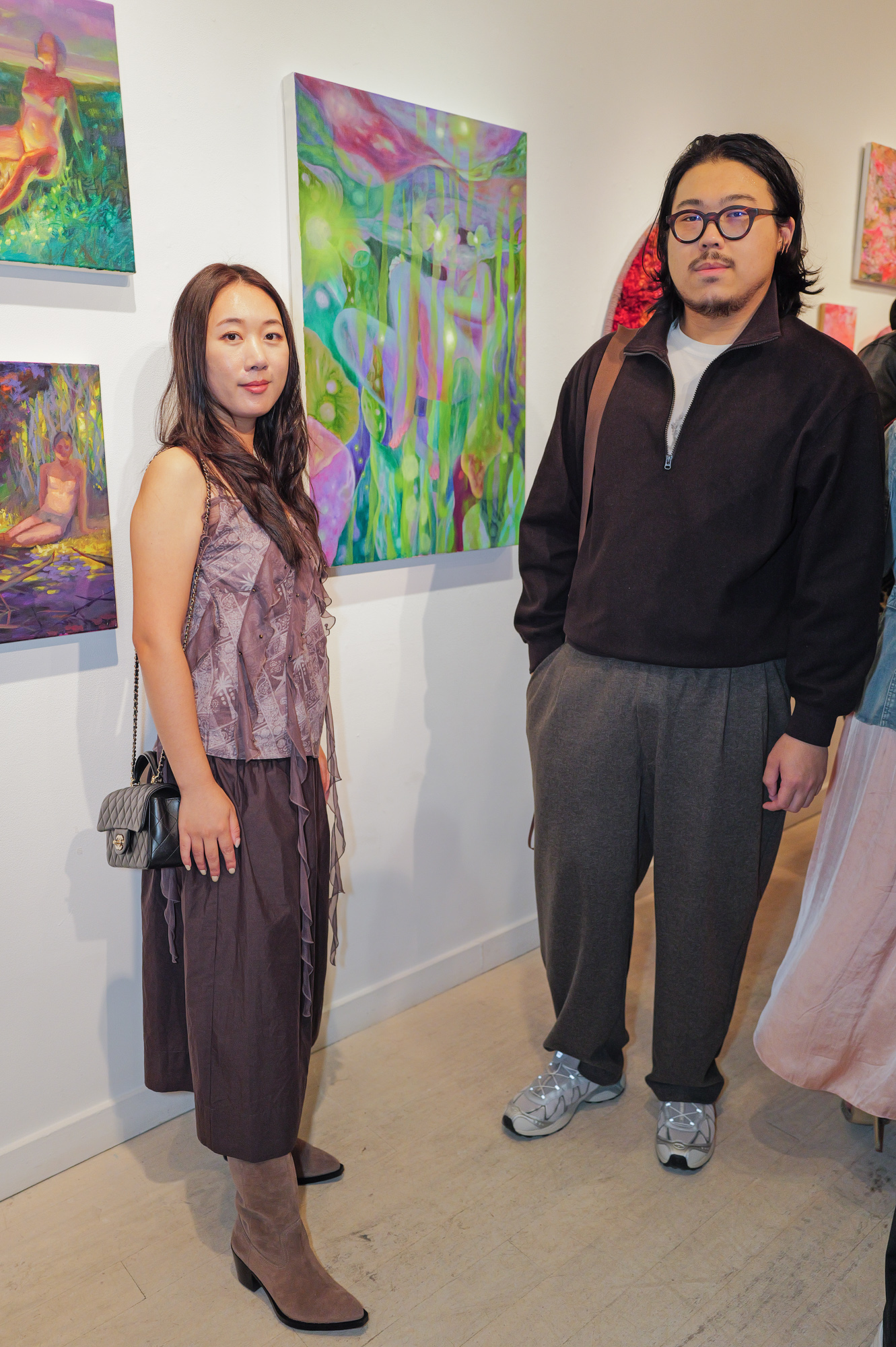 Xinyan Yu and guest attend The "DREAM" Exhibition reception, The Untitled Space gallery, NYC, September 25, 2026