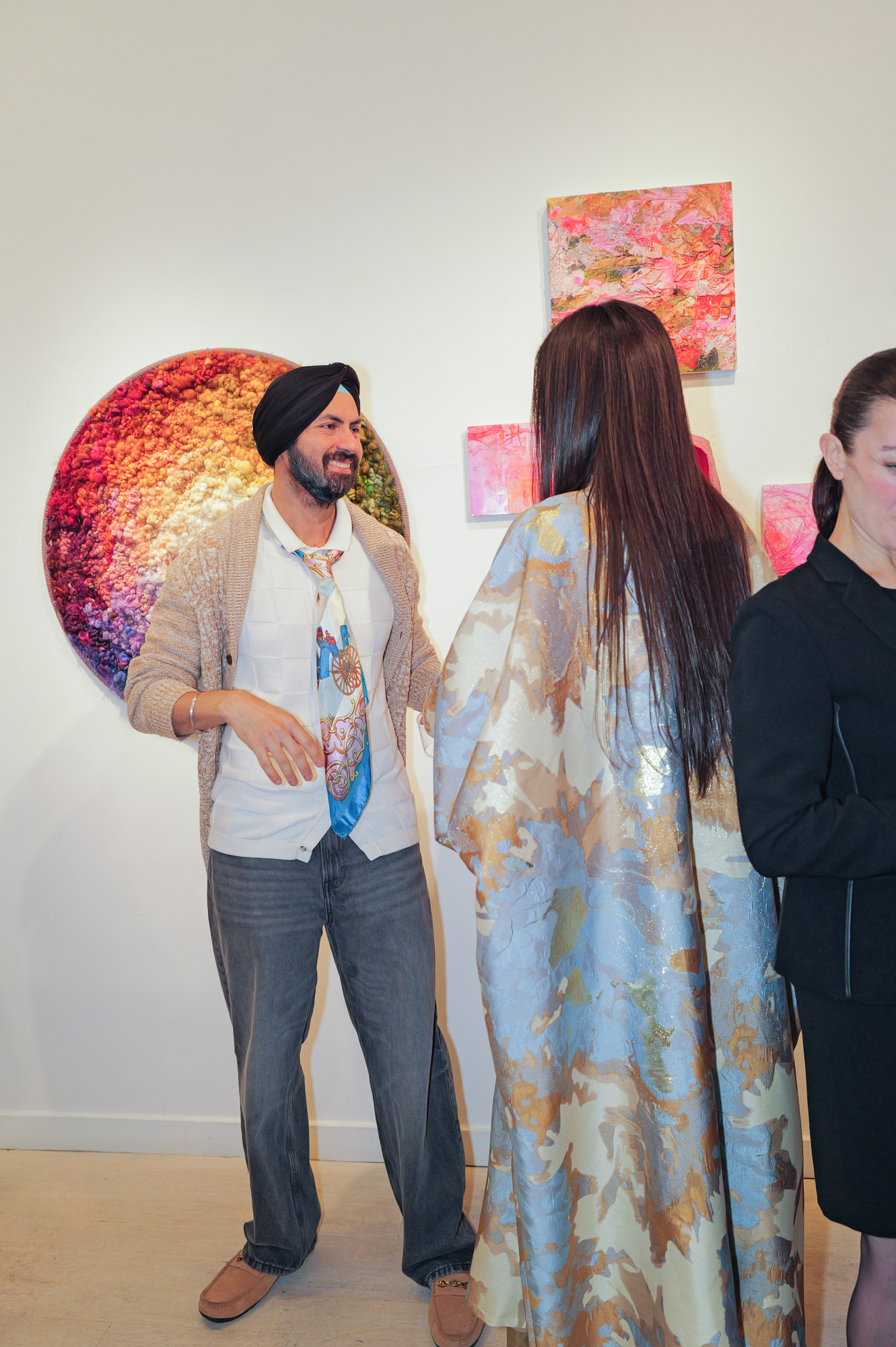 Gunpreet Singh and guest attend The "DREAM" Exhibition reception, The Untitled Space gallery, NYC, September 25, 2026
