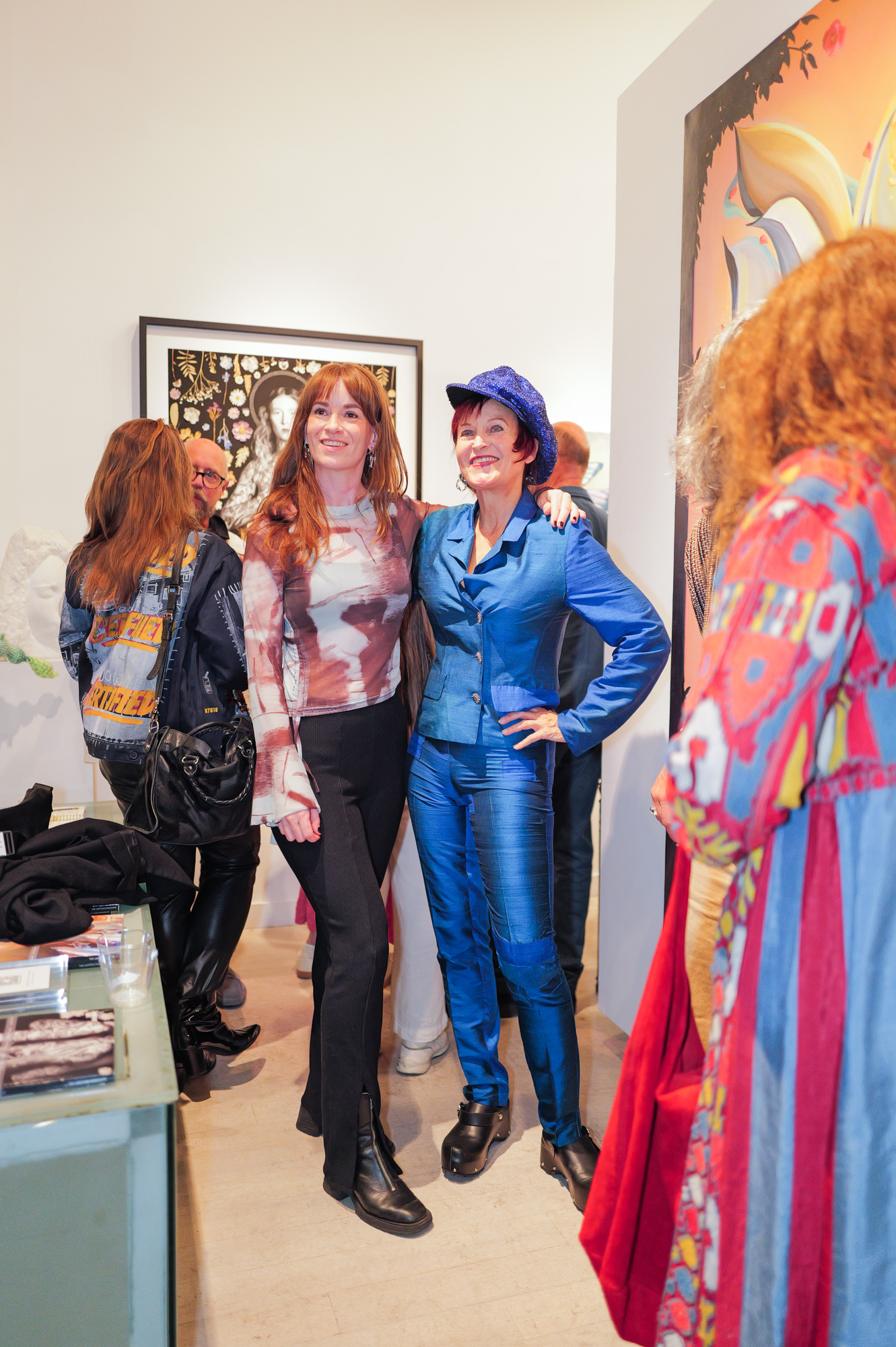 Sol Kjøk and guest attend The "DREAM" Exhibition reception, The Untitled Space gallery, NYC, September 25, 2026