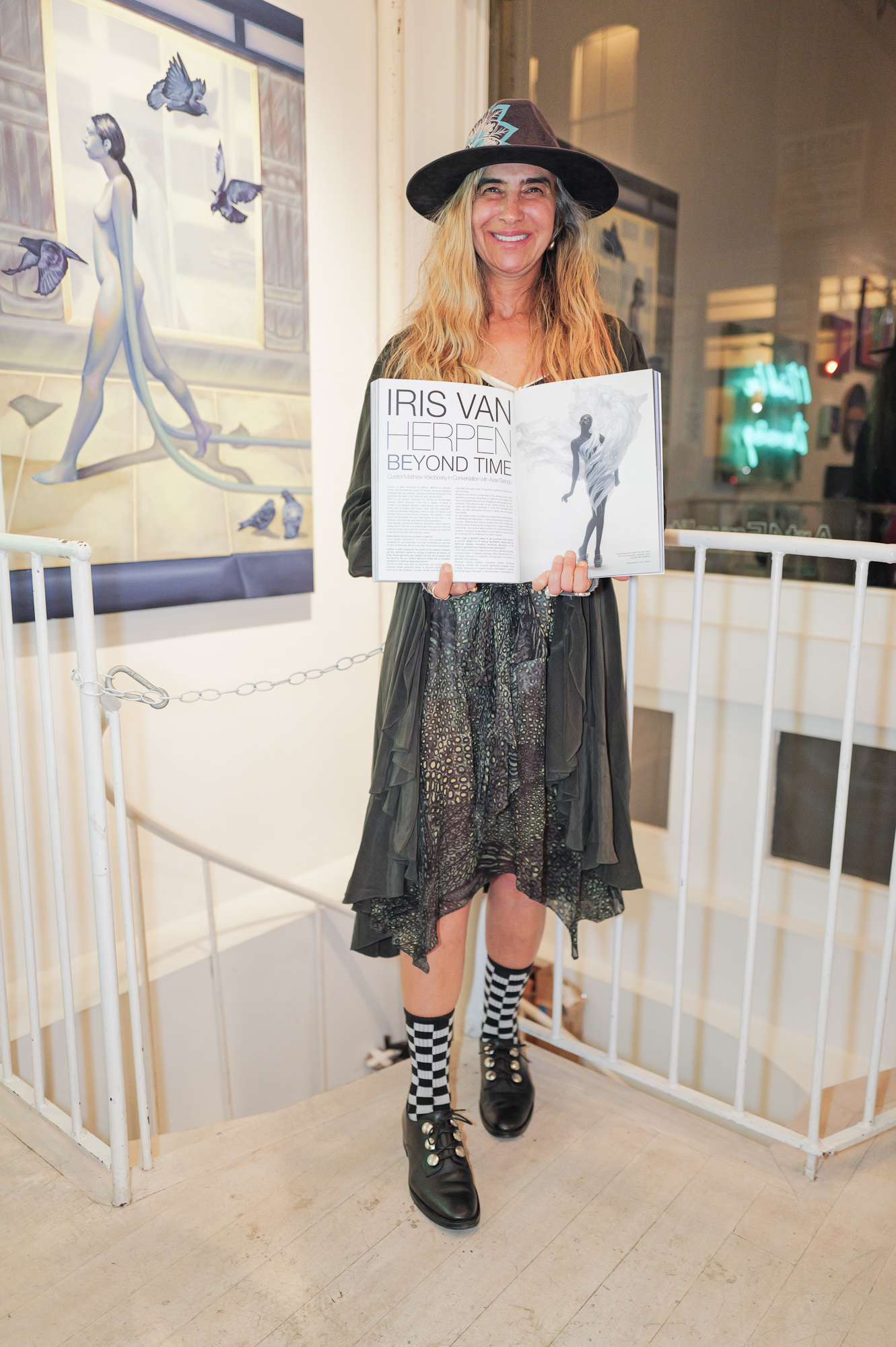 Ayse Sarioglu attends The "DREAM" Exhibition reception, The Untitled Space gallery, NYC, September 25, 2026
